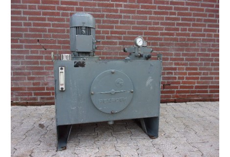 Olieunit Rexroth 400 volt 3 kw 200 bar , gebruikt